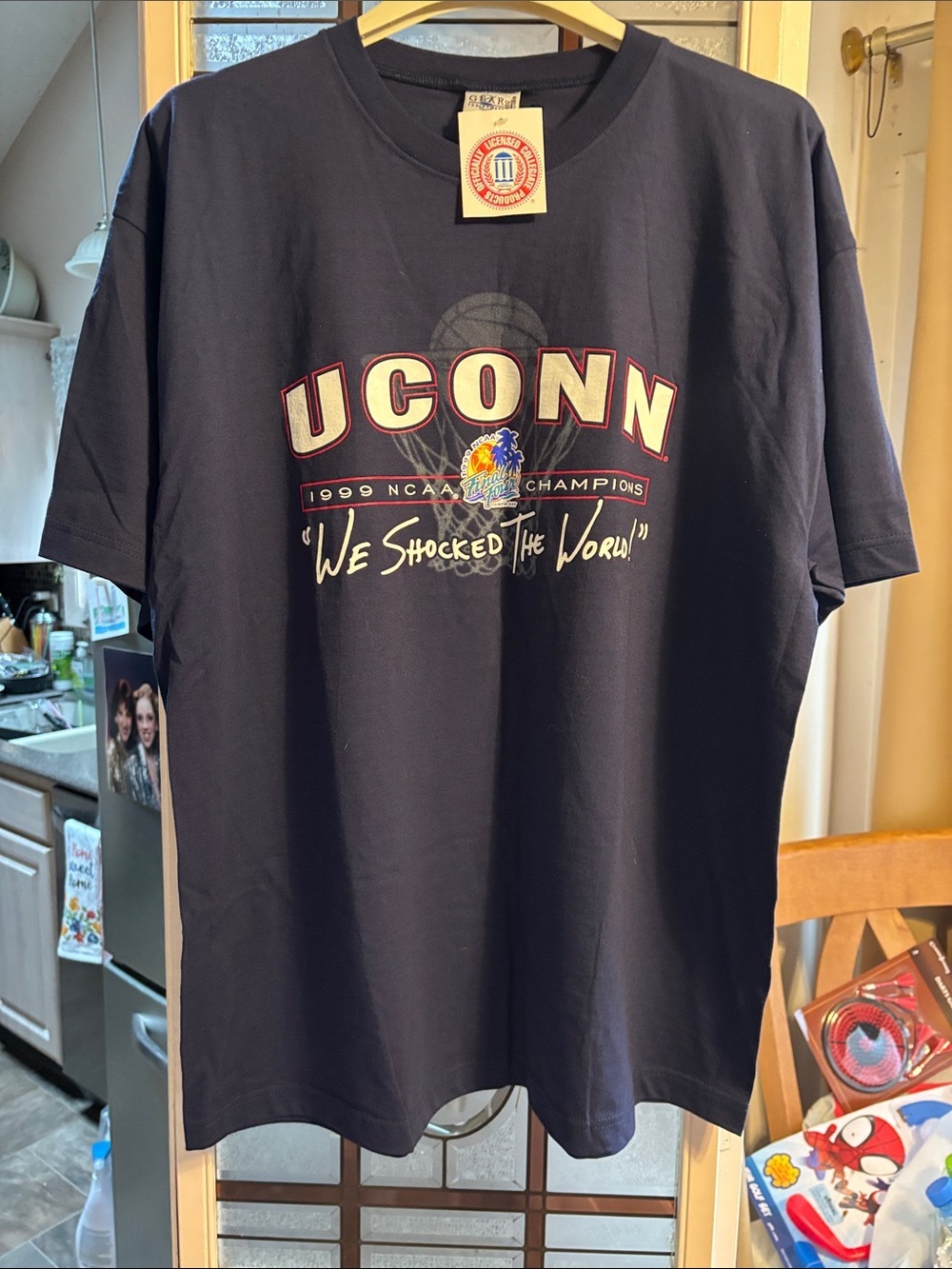 Gear For Sports Navy UCONN 1999 Champions Graphic Tee
